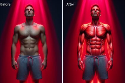Full Body Red Light Therapy Before and After