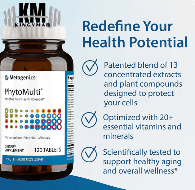 metagenics phytomulti without iron - daily multivitamin for overall health