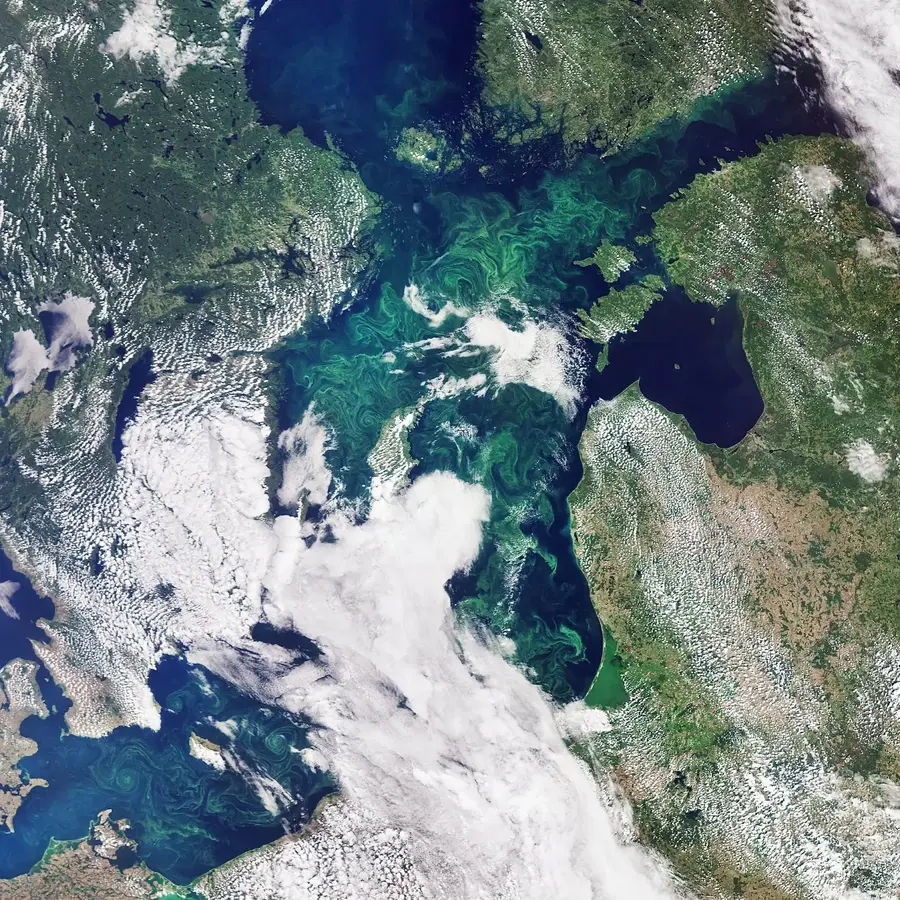 Satellites continuously monitoring the ocean