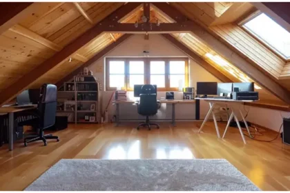 Tips for Turning an Attic Space Into an Office for Online Learning 2