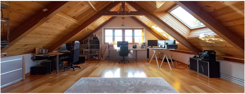 Tips for Turning an Attic Space Into an Office for Online Learning 2