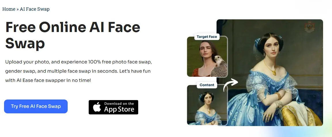 Discover AI Ease's Free AI Face Swap A Fun and Easy Way to Try Face Swapping