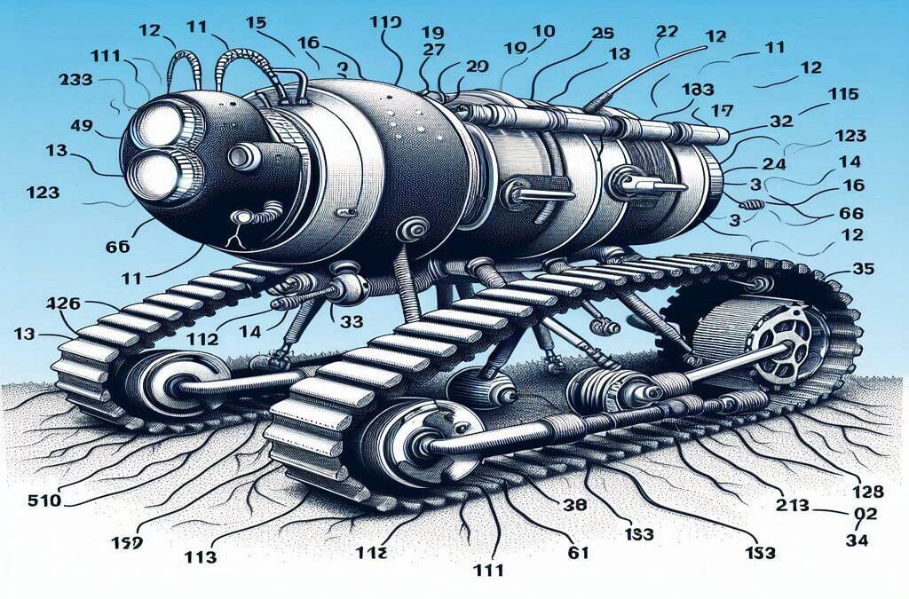 US Bioinspired Horizontal Self burrowing Robot