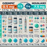 Ozempic To Mounjaro Conversion Chart